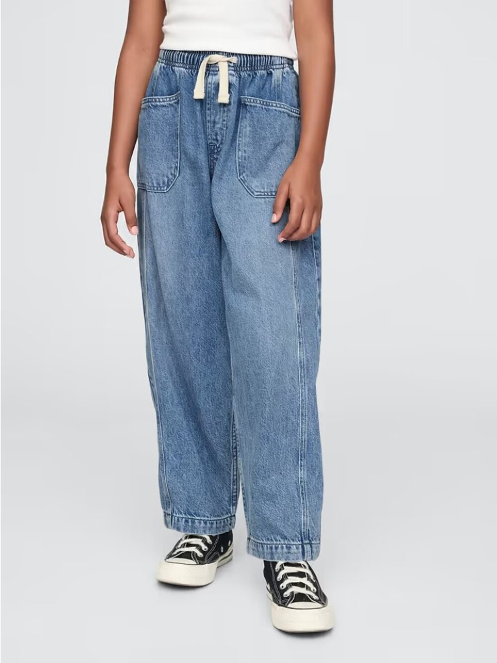 GapKids High Rise Ultrasoft Easy Horseshoe Jeans Sz XXL